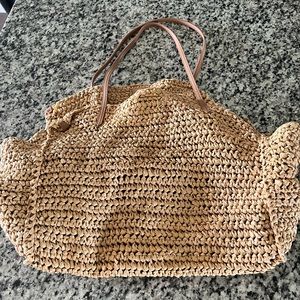 Banana Republic straw tote